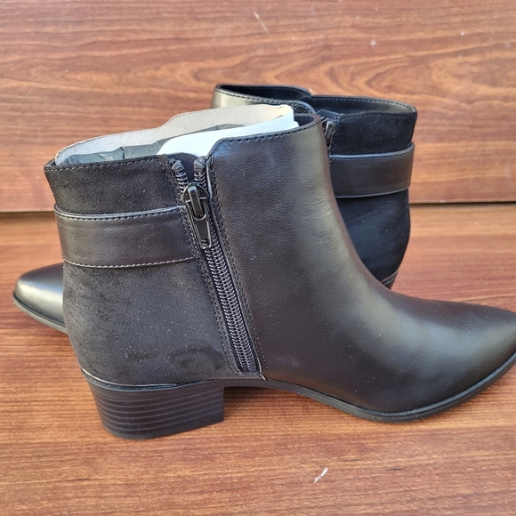 New Alfani Oakleyy Black Ankle Boots Women's Size 6 - Picture 14 of 16